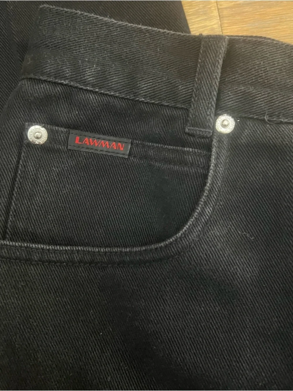 Vintage Lawman Western Jeans Womens 11/12  Relaxed Fit High Rise Cowboy Chix 90s - Picture 5 of 11